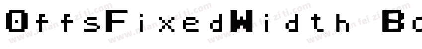 OffsFixedWidth Bold字体转换